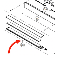 Panasonic Heat Pump Louver Aircon Vane Complete CS-Z25UFRAW CS-Z35UFRAW CS-Z50UFRAW