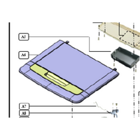 Panasonic Washing Machine Door Lid Door NA-F95H3, NA-F85H3