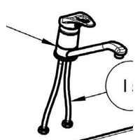 Robin Hood and Fisher Paykel Supe Tubs Tap ST6000 ST6000SLIM 751060 751857