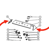 Robin Hood and Fisher Paykel Top Cool Side Cap Kit Left and Right ST3110, ST3600, ST4000**655WH
