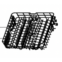 Robinhood Inalto Dishwasher Upper Basket RHDW4345W RHDW4345X