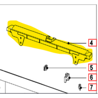 Miele Oven Door Top Vent 1061660 H2861BP H 2861 BP 11318060