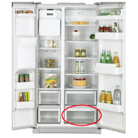 Samsung Fridge Veggie Bin Case 1ST From Low SRS584NLS, SRS589ENP