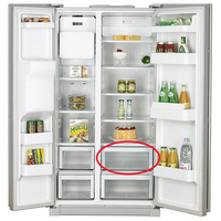 Samsung Fridge Veggie Bin Case 2ND From Low SRS570NLS, SRS565DHLS