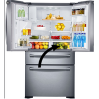 Samsung Fridge Veggie Bin Right Side SRF679SWLS