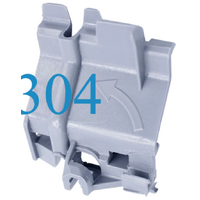 Simpson Westinghouse Dishwasher Lower Basket Clip Rack Fold Down Right Side Front WSF6606X ***1077