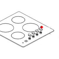 Smeg Cookto Knob Black K10, CLK12B
