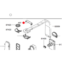 Smeg Dishwasher Upper Spray Arm Upper Nozzle LS08 Bracket