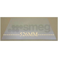 Smeg Fridge Glass Shelf Top Veggie Bin FAB32P4, FAB32OS6, FAB32AZ6, 526MM X 333MM X 4MM *0526