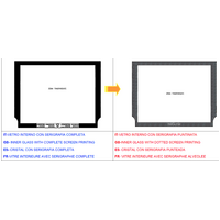 Smeg Oven Inner Glass A5-5, A5-8, Larger Oven Door 772532148