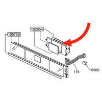 Smeg Oven Pcb Display Board SFPA6140B SFPA6140N SFPA6140
