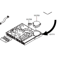 Smeg Oven Pcb Main Power Controller Board Induction Generator SI5633B, SI5631D
