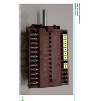 Smeg Oven Selector Switch Multi Function Switch for Oven SA708X, SA708X-5, 811730387