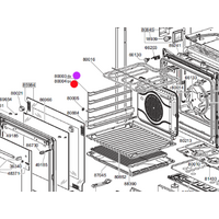 Smeg Oven Side Rack Shelf Right Side SFP125-1, C6GMXA8, C6GMX, C6GVXA8, SAP399X8, DOSCA36X