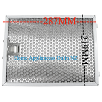 Smeg Rangehood Aluminium Filter K273X90 Sblipstickwhite, 287MM X 219 Mm