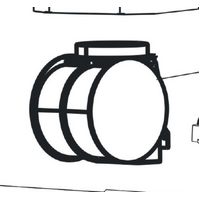 Smeg Rangehood Motor With Capacitor SFL90LEDSS, STB15STB13, STB90LEDSS