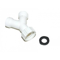 Universal Two Hoses into One Connector for Washing Machines - C00009416