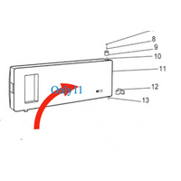 Westinghouse Fridge Ice Box Door WIM1200AD WIM1200WD W1M1200AD W1M1200WD