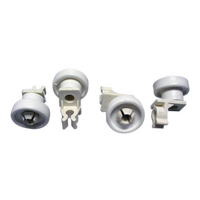 Westinghouse Simpson Dishwasher Dishlex Upper Basket Wheel 100S, 250SD, 500E, Pack of 4