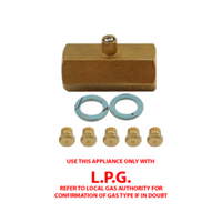 Westinghouse Simpson Electrolux Cooktop Oven Conversion Kit Lpg Nozzle Jet DSP635S DSP635W