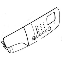 Westinghouse Washing Machine Drawer Dispenser Detergent Handle and Control Panel Wwf 1274 WWF1274