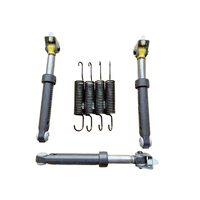 MIELE WASHING MACHINE REPLACEMENT 3 X SUSPENSION SHOCK ABSORBERS & 4 SPRINGS KIT