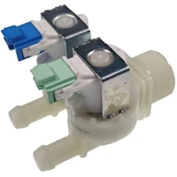 FITS MIELE WASHING MACHINE DOUBLE 180 DEG WATER INLET VALVE 10139520