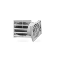 100MM FLG100 FIXED LOUVRE GRILLE