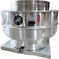 RCU315 12.5" 240V 999L/S 1420rpm Weatherproof Kitchen Vertical Exhaust Roof Fan