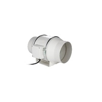 HF-125P 5"125mm Two Speed Silent Mixedflow Inline Duct Fan