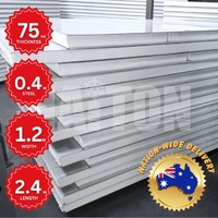 EPS 75mm Thick x 1.2m Width x 0.4mm Steel x 2.4m Length