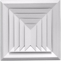 Beveled Edge Diffuser BD3 300 x 300 (FACE: 410 X 410) W/O Neck Adapter