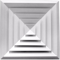 Beveled Edge Diffuser BD4 225 x 225 (FACE: 335 X 335) W/O Neck Adapter