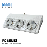 PC135 1364W R404A Med Temp Punchbowl Coil Cabinet Cooler PC Series