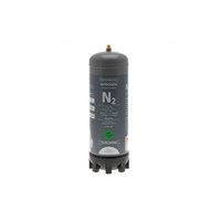 Disposable Gas Cylinder 100% Nitrogen 2.2 Litres Grey Cylinder Model:GTNI2