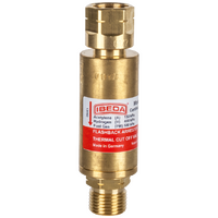 Flashback Arrestor Fuel Gas High Flow Pipeline G1/2" LH