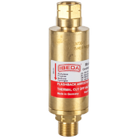 Flashback Arrestor Fuel Gas High Flow Pipeline G3/8" LH
