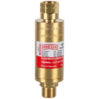 Flashback Arrestor Fuel Gas High Flow Pressure G3/8" M - F