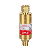 Flashback Arrestor Fuel Gas High Flow Regulator End 5/8-18 UNF L/H Model: DG91N-