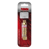 Flashback Arrestor Fuel Gas Std Flow Q/A Coupler Torch End 5/8-18 UNF Display Pa