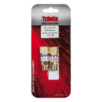 Flashback Arrestor Oxygen/Fuel Standard Flow Torch End 5/8-18 UNF Twin Display