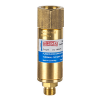 Flashback Arrestor Oxygen High Flow G5/8" - 5/8-18 UNF