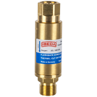 Flashback Arrestor Oxygen High Flow Pipeline G1/2" RH