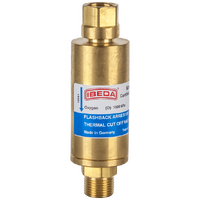 Flashback Arrestor Oxygen High Flow Pipeline G3/8"