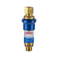 Flashback Arrestor Oxygen Standard Flow Regulator End 5/8-18 UNF Resettable