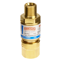 Flashback Arrestor Oxygen Standard Flow Torch End G1/4"