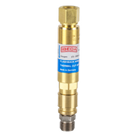 Flashback Arrestor Oxygen Std Flow Q/A Coupler Reg End 5/8-18 UNF