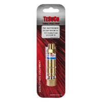 Flashback Arrestor Oxygen Std Flow Q/A Coupler Torch End 5/8-18 UNF Display Pack