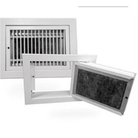 Hinged Bar Grille With Filter HBGF-750x500 (Face: 800 X 550)