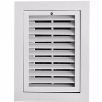 Hinged Half Chevron Grille With Filter HHCGF-700x550 (Face: 750 X 600)